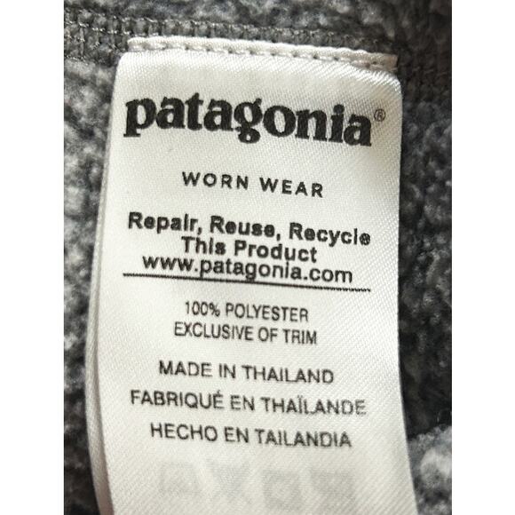 Patagonia Better Sweater 1/4 Zip Long Sleeve Pullover Jacket Gray Small - Picture 6 of 6